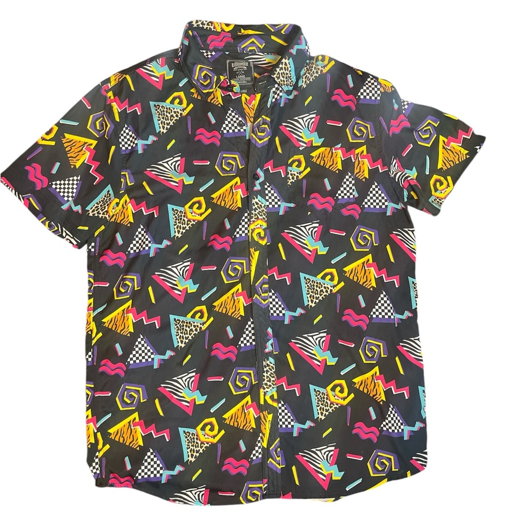 Bleecker and Mercer 90s Style Button Down Shirt Size Large